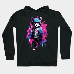 graffiti art panda design Hoodie